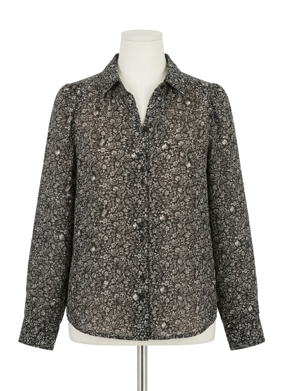 NEW SUNDAYS estelle top in black bloom